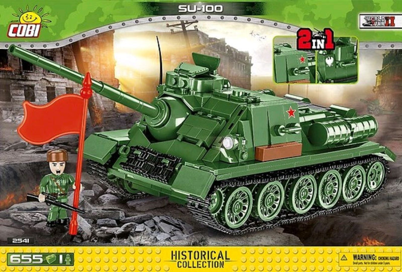 World War II - SU 100 Tank 646 pieces