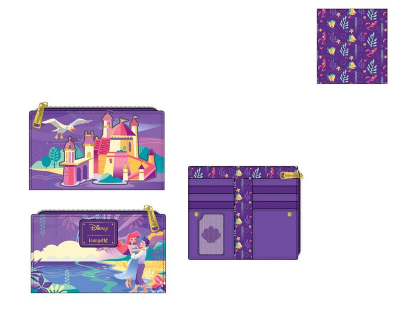 The Little Mermaid - Castle Collection Flap Purse