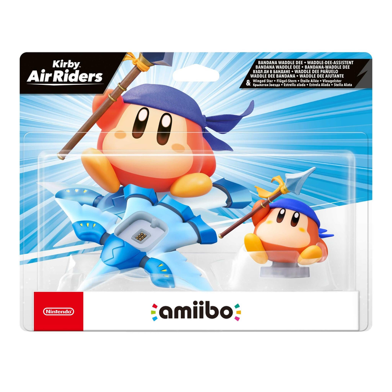amiibo Kirby Air Riders Bandana Waddle Dee & Winged Star