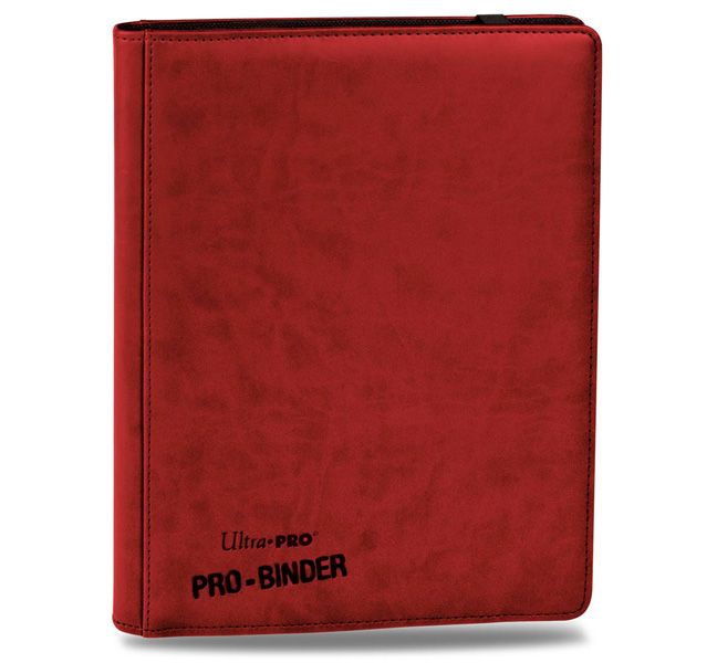 ULTRA PRO Premium 9-Pocket Red PRO-Binder (360)