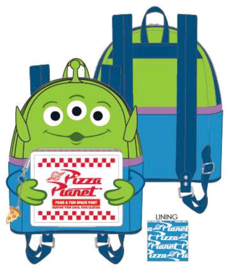 Toy Story - Alien with Pizza Box Mini Backpack