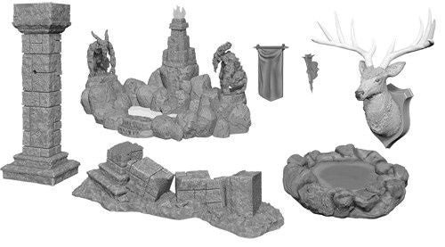 Deep Cuts Unpainted Miniatures: Pools & Pillars