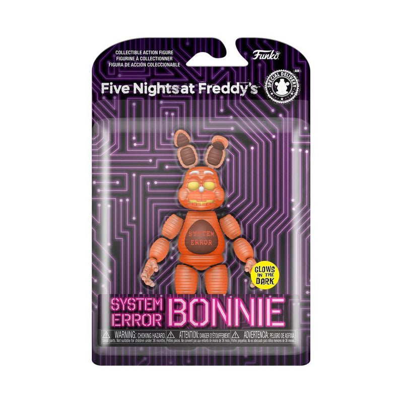 Five Nights at Freddys: Special Delivery - System Error Bonnie Glow Action Figure