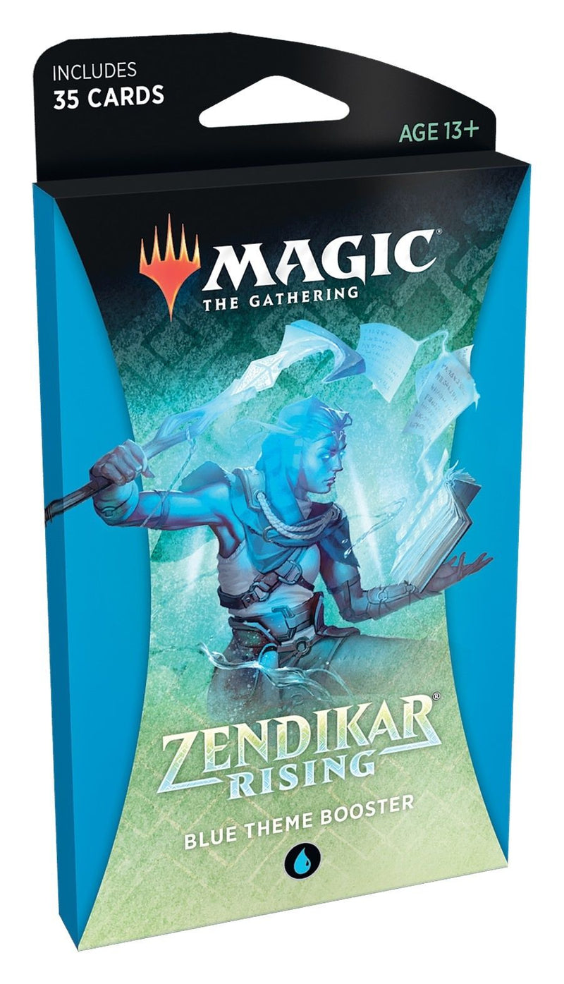 Magic The Gathering - Zendikar Rising Blue Theme Booster