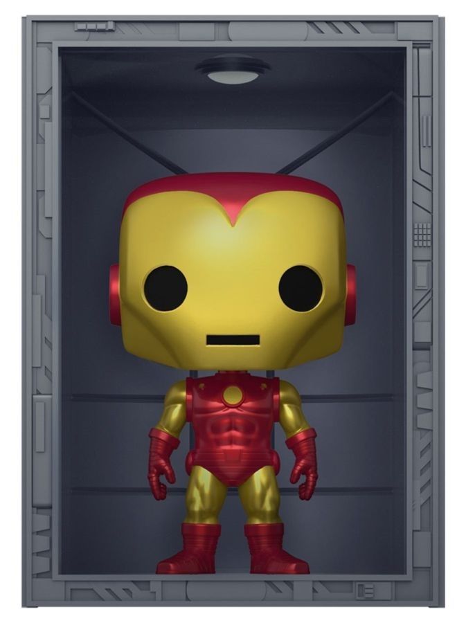 Marvel Comics - Hall of Armor: Iron Man Model IV Metallic (US Exclusive) Pop! Deluxe 