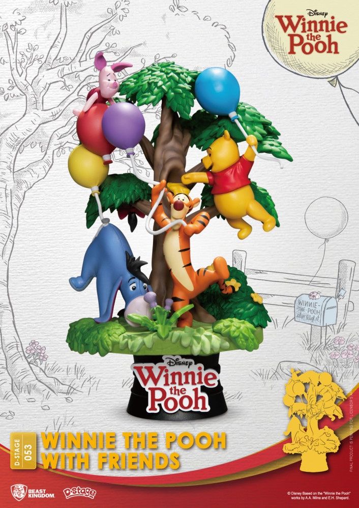 Winnie the Pooh with Friends D-Stage Statue
