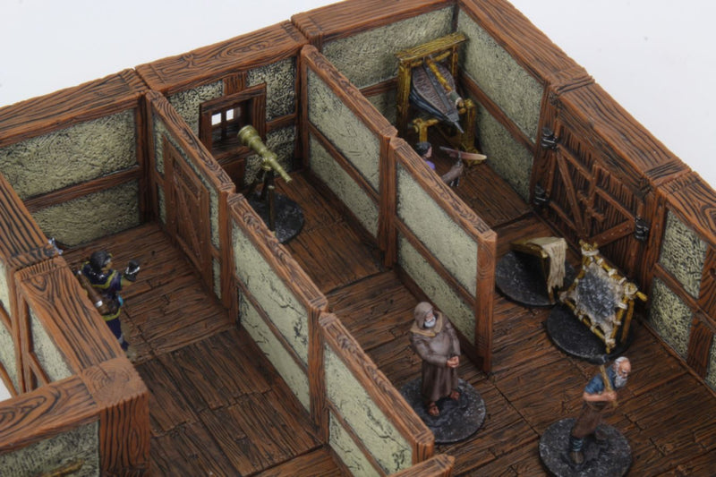WarLock Tiles - Full Height Wooden Walls