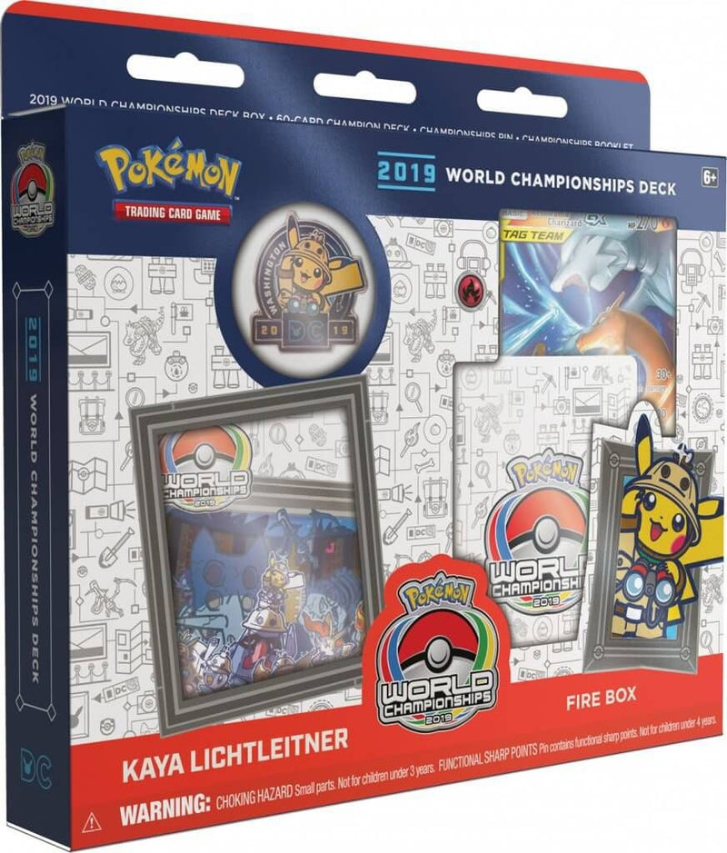 Pokemon TCG 2019 World Championship Deck - Kaya Lightleitner - Fire Box (Red)