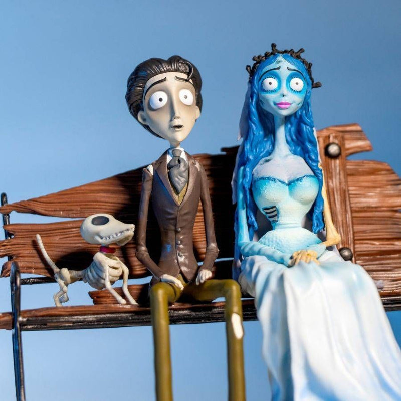 Corpse Bride - Victor and Emily on Bench 1/10 Scale Figure Set