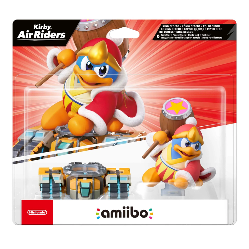 amiibo Kirby Air Riders King Dedede and Tank Star