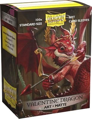 DS Sleeves (100) Valentine Dragon 2 Matte Art