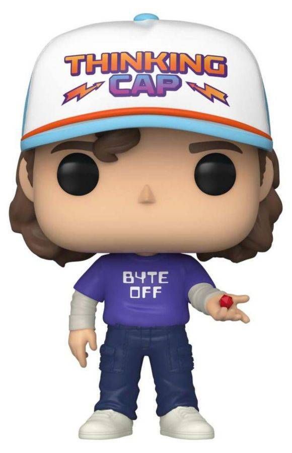 Stranger Things - Dustin Hellfire with Die (US Exclusive) Pop! Vinyl Figure