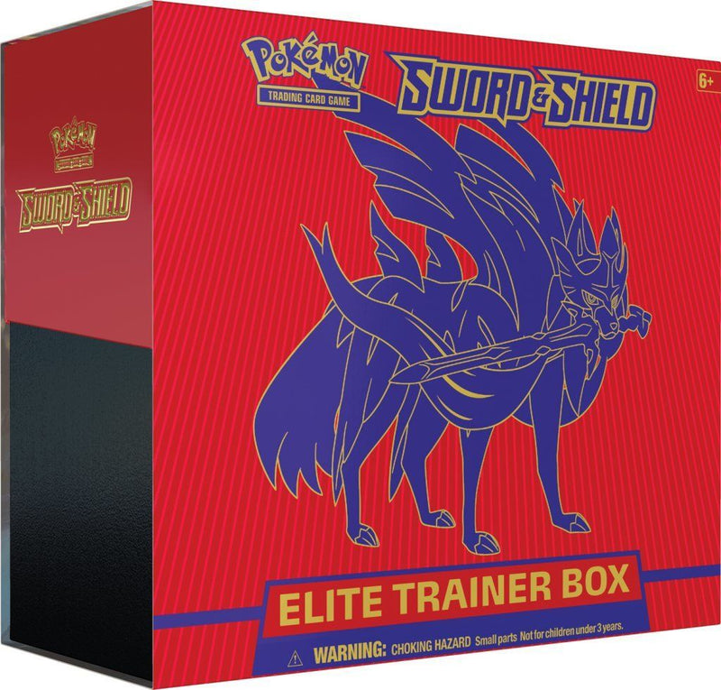 Pokemon TCG: Sword and Shield Elite Trainer Box - Zacian