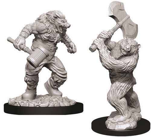 Dungeons & Dragons Wereboar and Werebear