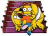 The Simpsons - Bart Raiding Homer's Change Jar Spinning Enamel Pin