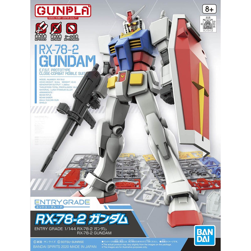 ENTRY GRADE 1/144 RX-78-2 GUNDAM Model Kit