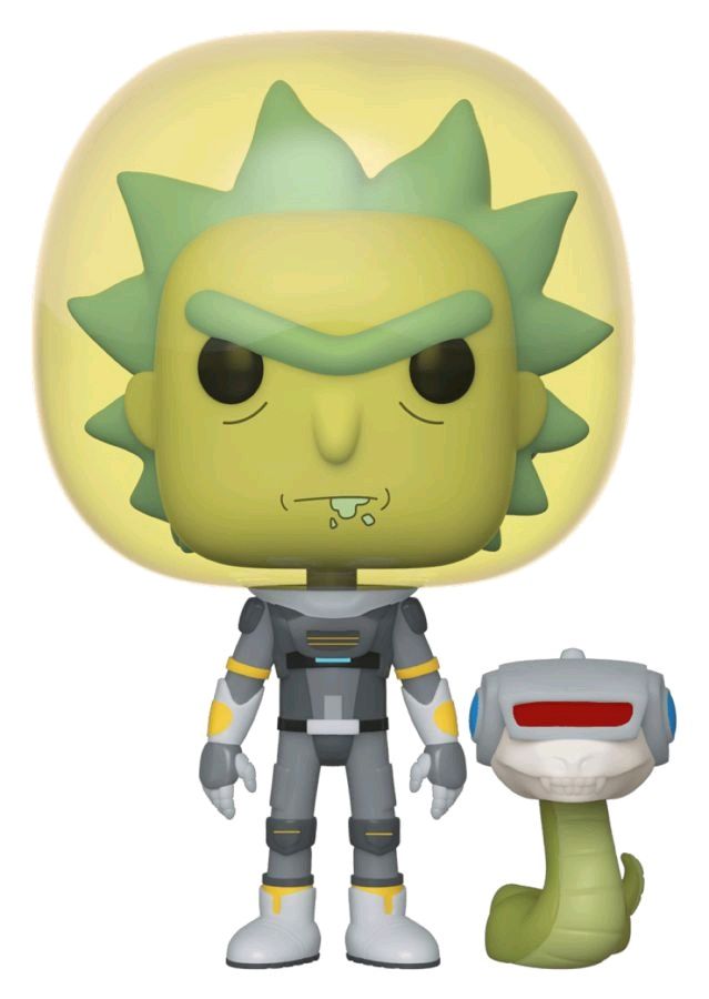 Rick and Morty - Rick Space Suit with Snake Pop! Vinyl Figure