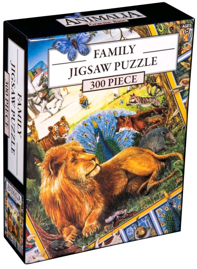 Animalia - Book Cover 300 Piece Family Jigsaw Puzzle