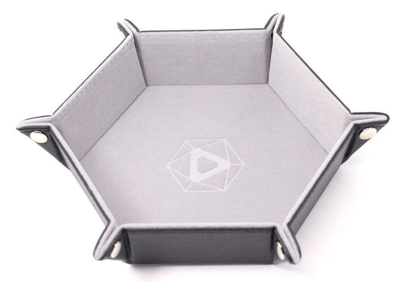 Die Hard Dice Folding Hex Tray - Gray Velvet