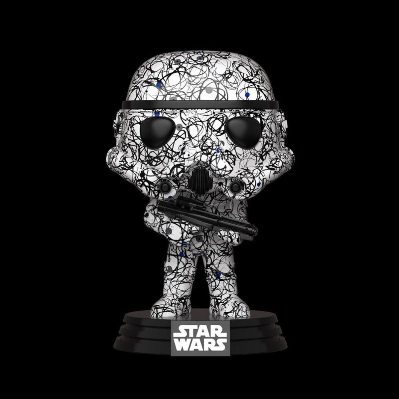 Star Wars - Stormtrooper (Futura) US Exclusive Pop! Vinyl Figure with Protector