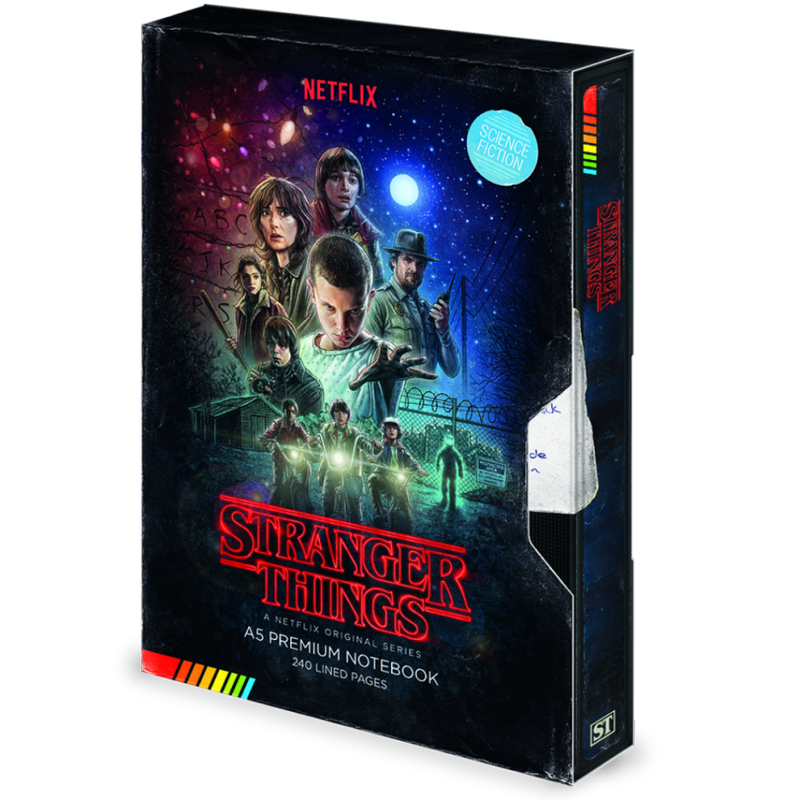 Stranger Things - VHS Licensed Premium Notebook