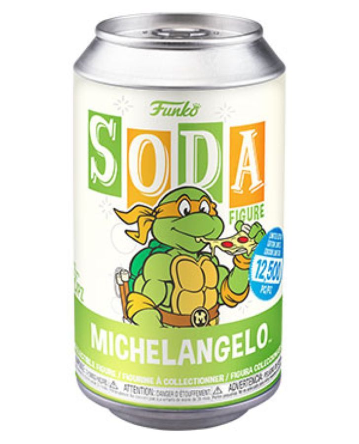 Teenage Mutant Ninja Turtles - Michelangelo (Chance of Chase) Vinyl Soda Figure