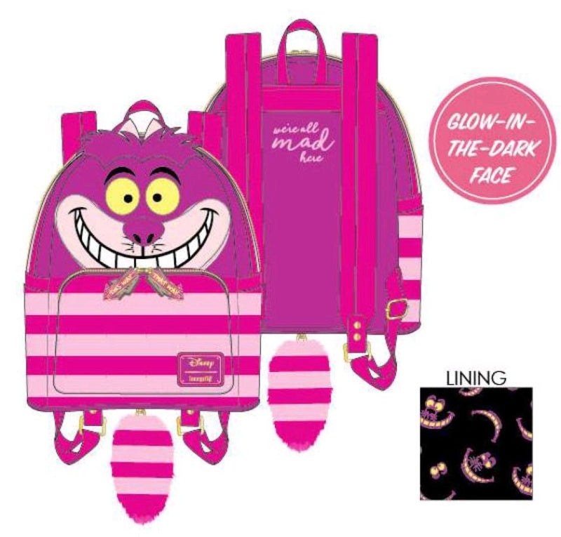 Alice in Wonderland - Cheshire Cat Mini Backpack