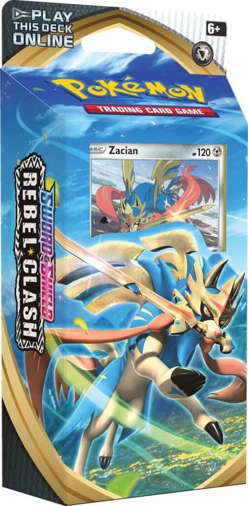 POKÉMON TCG Sword and Shield- Rebel Clash Theme Deck Zacian