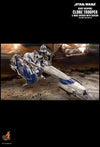 Star Wars - Heavy Weapon Clone Trooper with BARC Speeder 1:6 Scale Action Figure