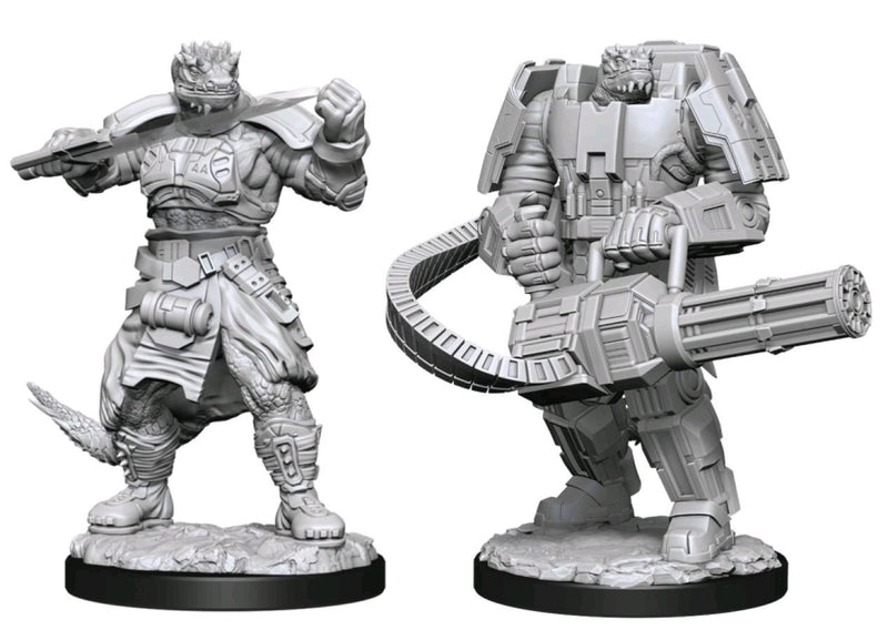 Starfinder - Deep Cuts Unpainted Miniatures: Vesk Soldier