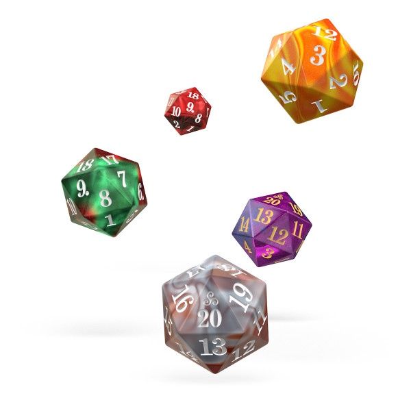 Oakie Doakie Dice D20 Spindown (Single)