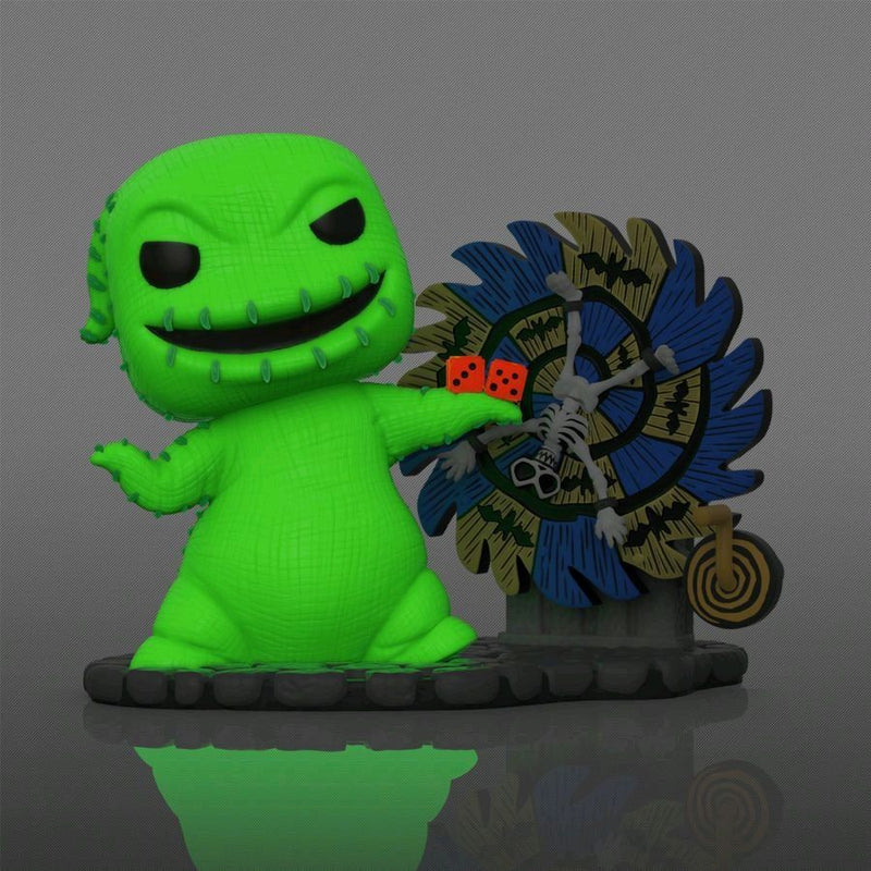 The Nightmare Before Christmas - Oogie Boogie with Spinwheel Neon (US Exclusive) Pop! Deluxe Figure