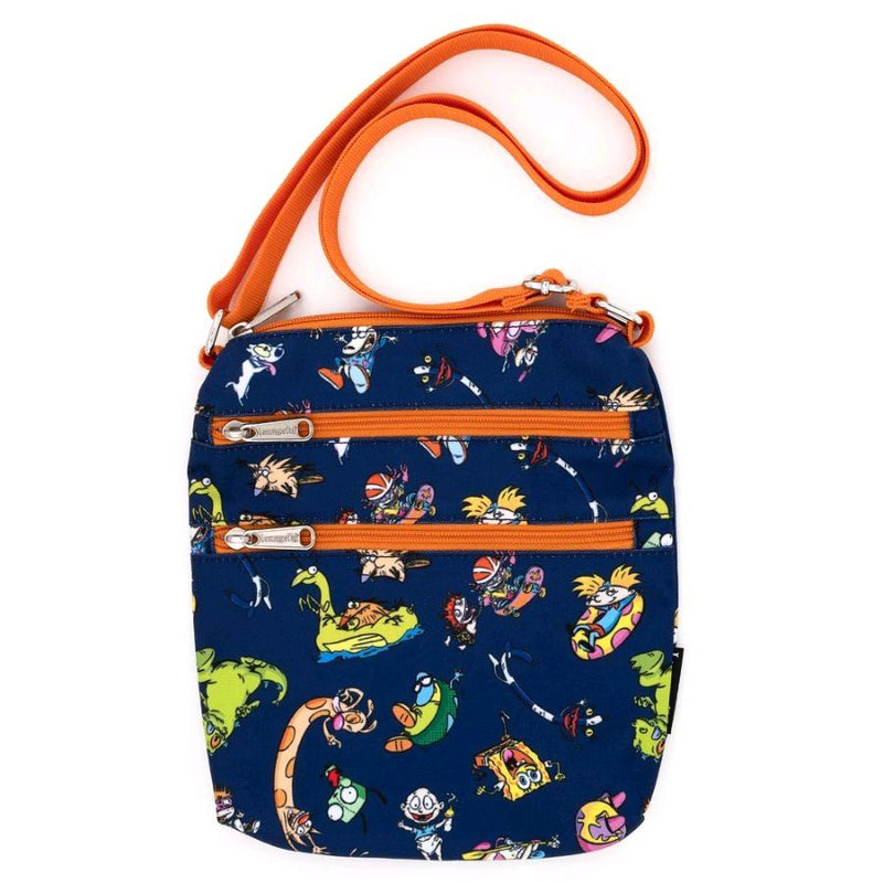 Nickelodeon - Retro Characters Passport Bag