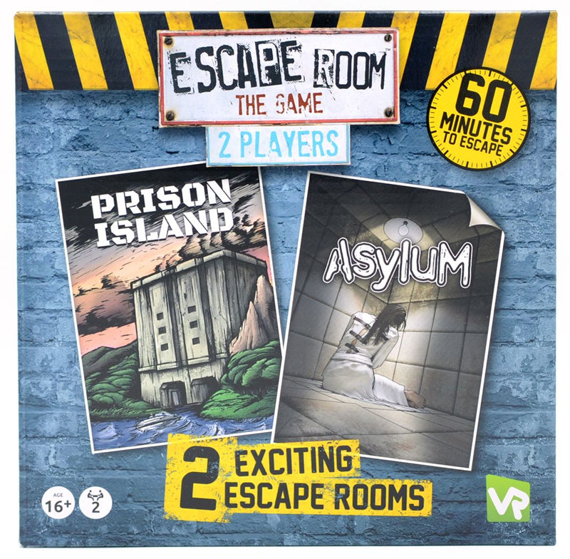 Escape Room the Game 2 Players - Prison Island and Asylum