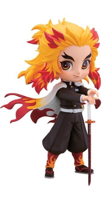 Demon Slayer - Kimetsu No Yaiba Kyojuro Rengoku Q Posket Figure (Ver.A)