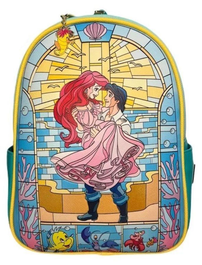 The Little Mermaid - Stained Glass (US Exclusive) Mini Backpack