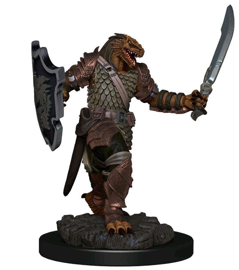 Dungeons & Dragons - Premium Dragonborn Female Paladin Miniature