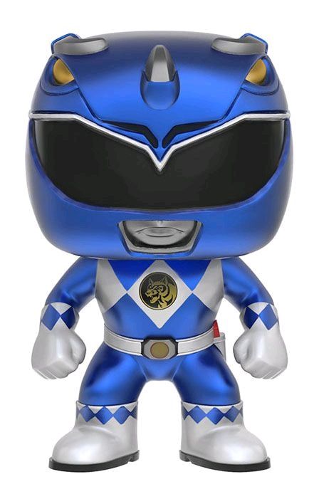 Power Rangers - Blue Ranger Metallic (US Exclusive) Pop! Vinyl Figure