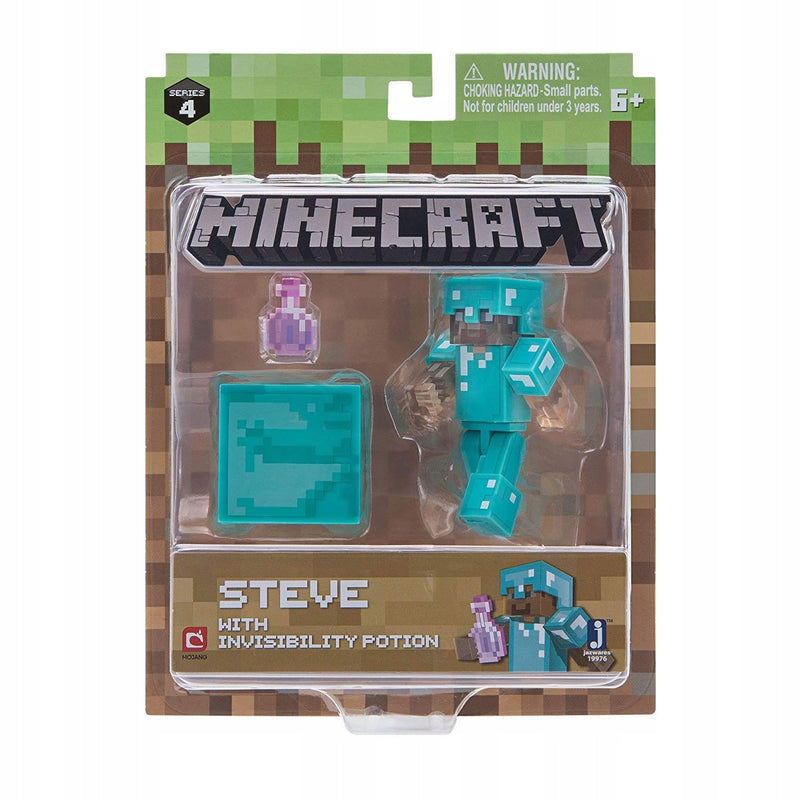 Minecraft - Series 4 Steve with Invisibility Potion Action Figure