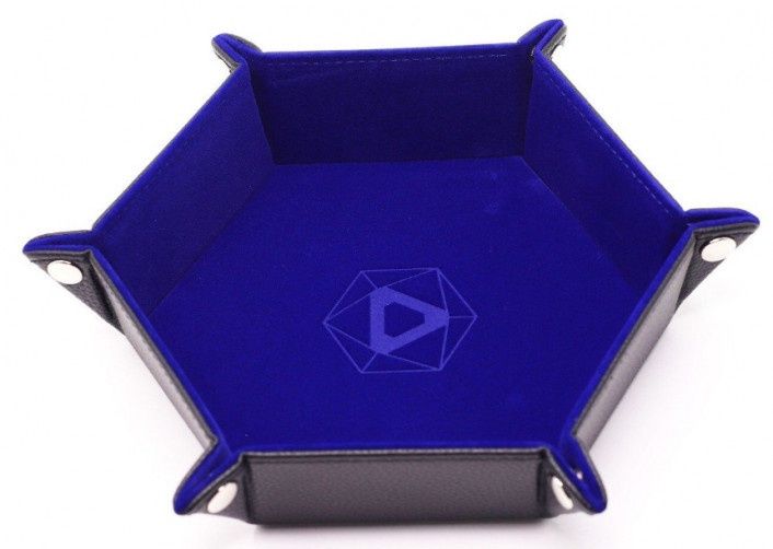 Die Hard Dice Folding Hex Tray - Blue Velvet