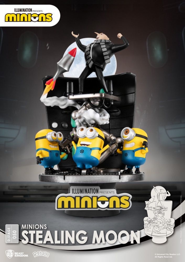 Minions Stealing Moon D-Stage Statue