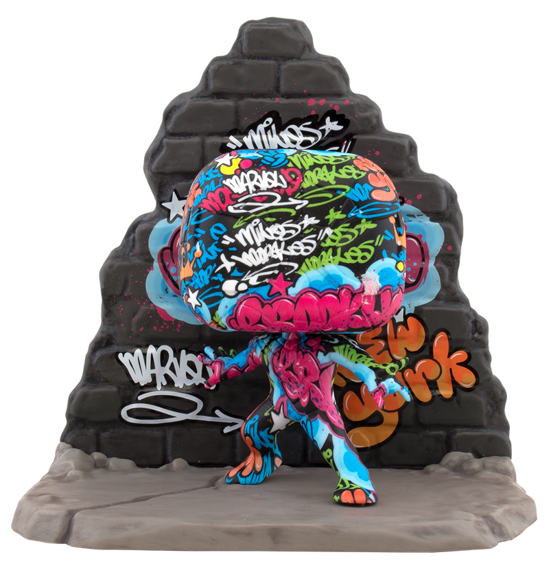 Spider-Man - Miles Grafitti Deco NYCC 2020 Exclusive Pop! Deluxe Figure