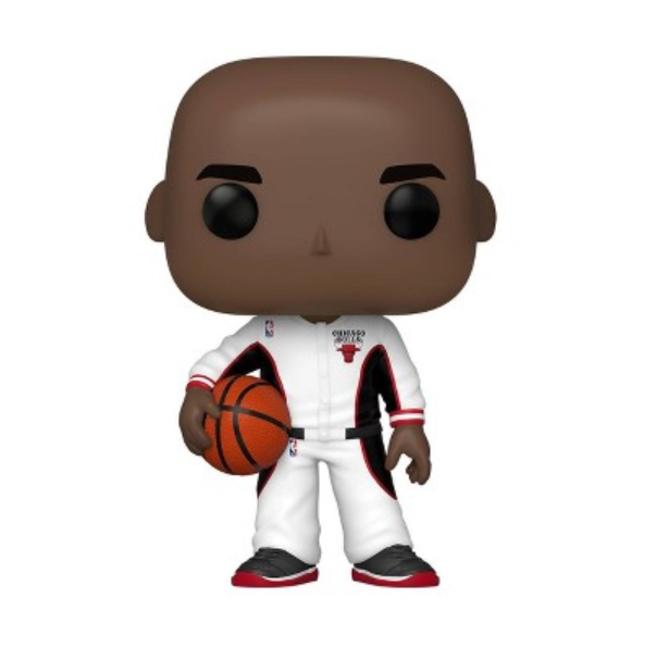 NBA - Michael Jordan (Bulls White Warmup) US Exclusive Pop! Vinyl Figure
