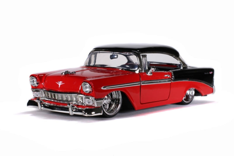 Big Time Muscle - Chevy Bel Air Hard Top 1956 Red 1:24 Scale Diecast Vehicle
