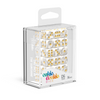 Oakie Doakie Dice D6 12 mm Marble - White (36)