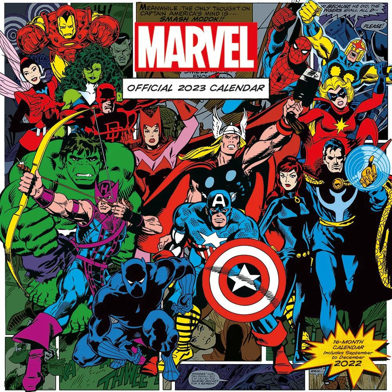 Marvel Comic Calendar