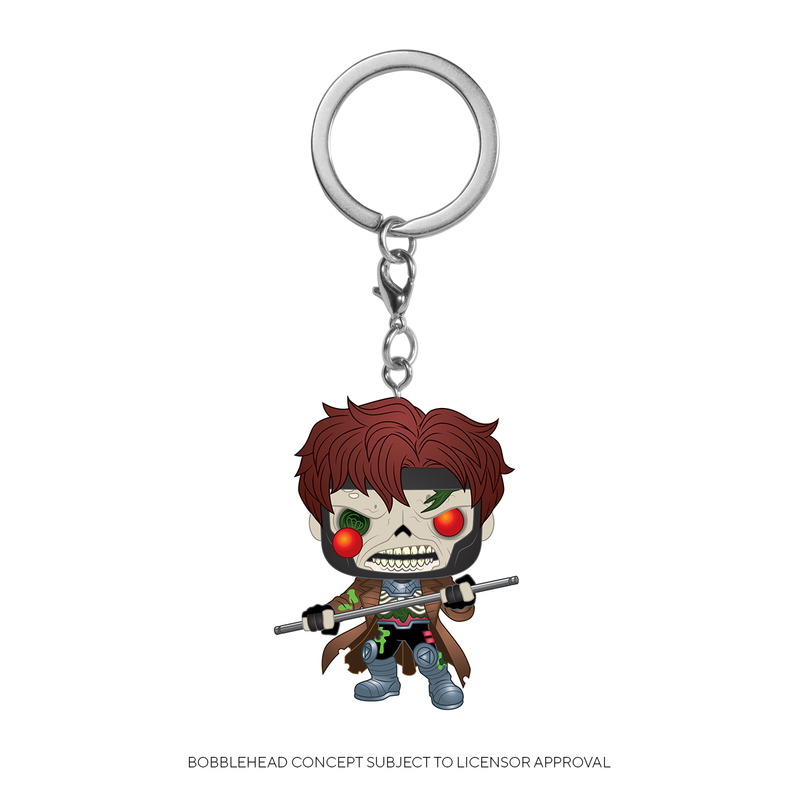 Marvel Zombies - Gambit Pop! Keychain