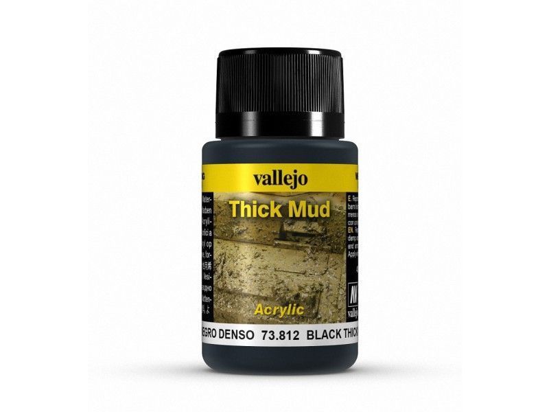 Vallejo Weathering Effects - Black Thick Mud 40 ml