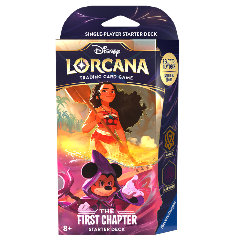 Disney Lorcana - S1 The First Chapter Starter Deck: Amber & Amethyst