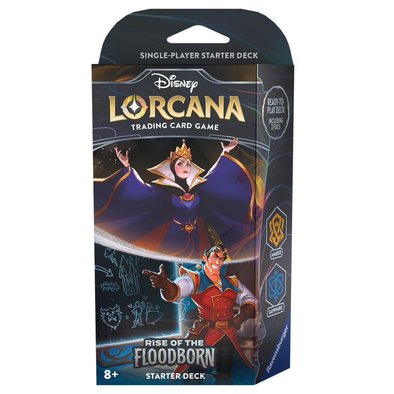 Disney Lorcana - S2 Rise of the Floodborn Starter Deck: Amber & Sapphire